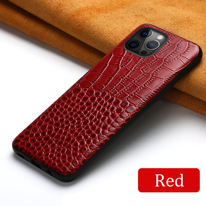 Compatible WithApple , Leather Business Leather Anti-fall Mobile Phone Protective Case