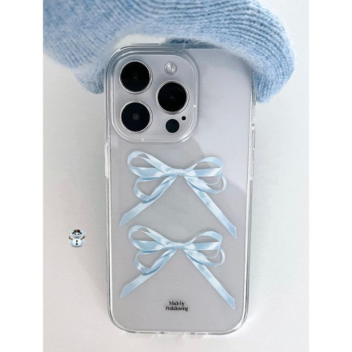 Ins Bow Phone Case Transparent