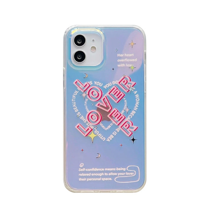 Women's Laser LOVER All-Inclusive Soft Shell Phone Case