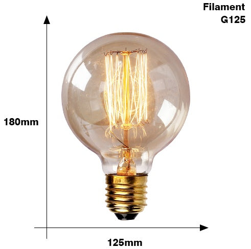 Bulb Edison E27 220V 40W ST64 A19 T45 G80 G95 G125 Iluminat cu fulg cu fulg incandescent