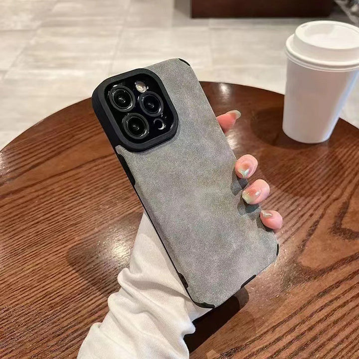 Korean Style Suede Drop-resistant Phone Case