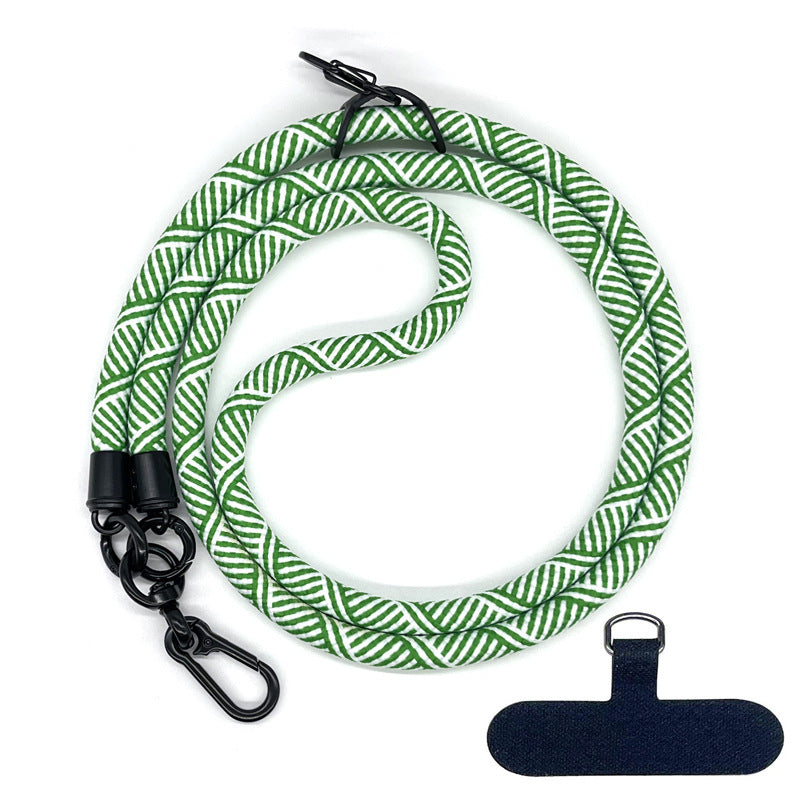 10 mm Climbing Rope Telefon mobil Garnitură Lankard Garnitură reglabilă Crossbody Telefon mobil curea cu Curea de cameră cu curea de cameră anti-pierdere a gâtului