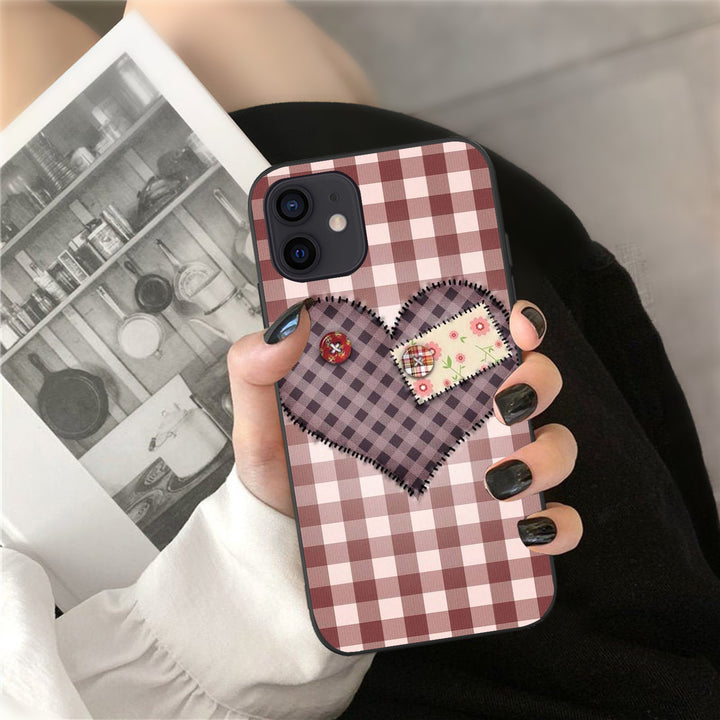 Mini Heart Phone Case Cover Geometric Painted