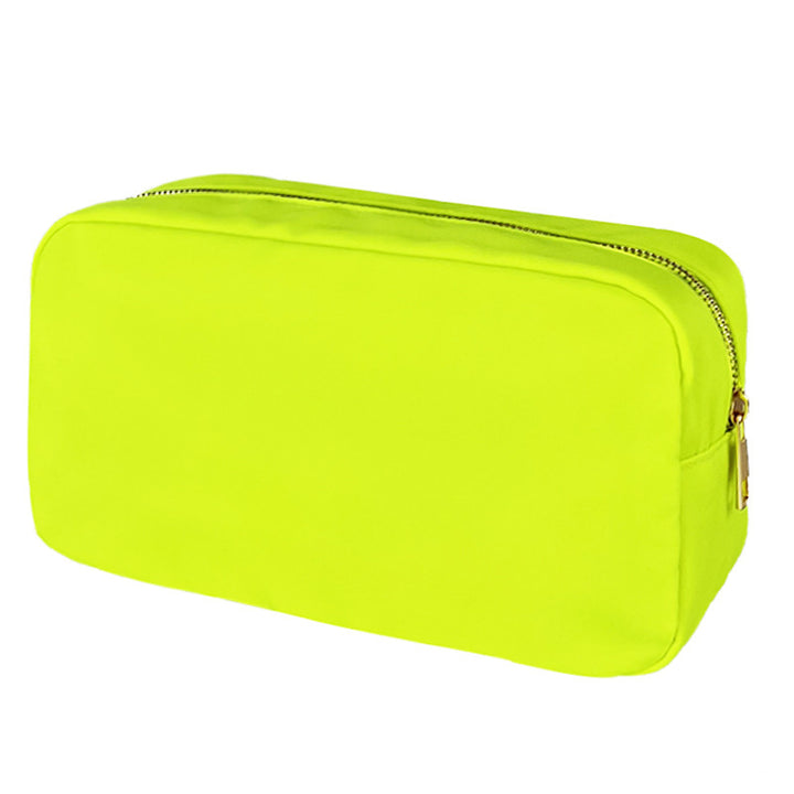 Fashionable Large Capacity Portable Zipper Waterproof Nylon Makeup Bag