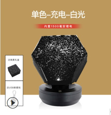 LED Starry Sky Projector Lumini de noapte 3D Proiecție de noapte Lampă de noapte USB încărcare acasă planetariu pentru copii decorațiuni dormitor iluminat