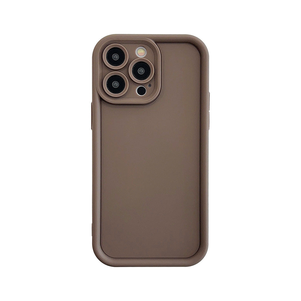 Solid Color All-inclusive Silicone Phone Case