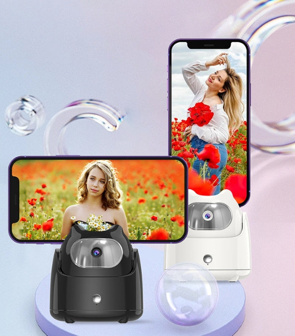 Intelligent AI Face Recognition And Camera Head 360 Degrees Rotating Vlog Shooting Video Recording And Camera Head Artifact