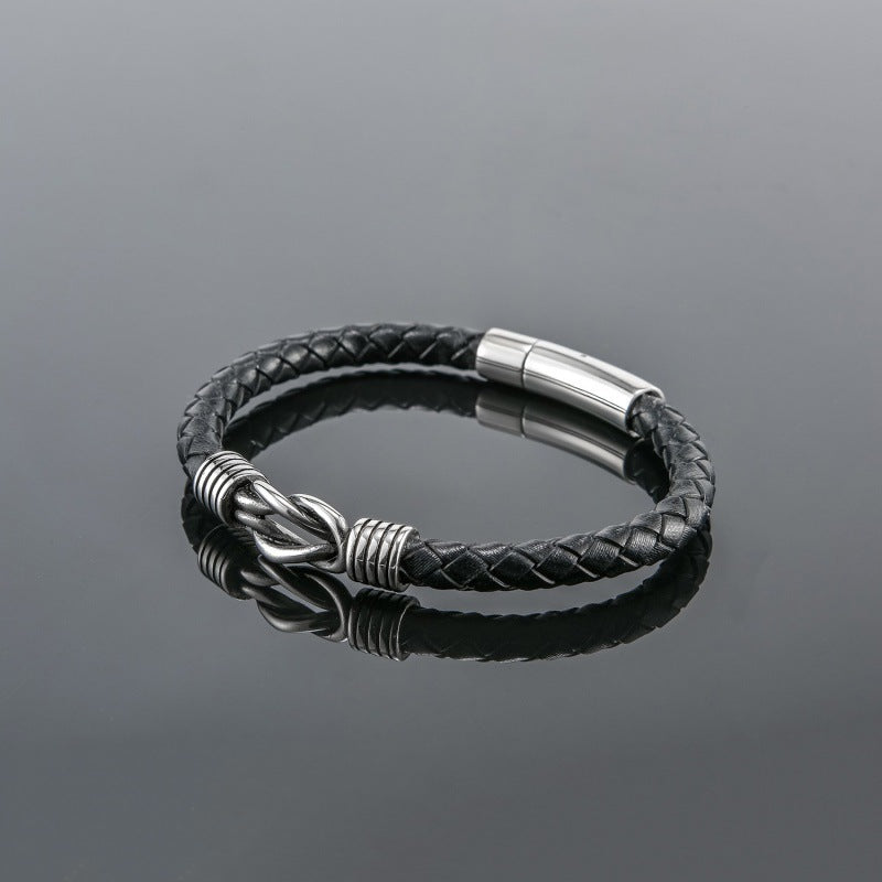 Fashion Personality Leather Men's Bracelet Jewelry