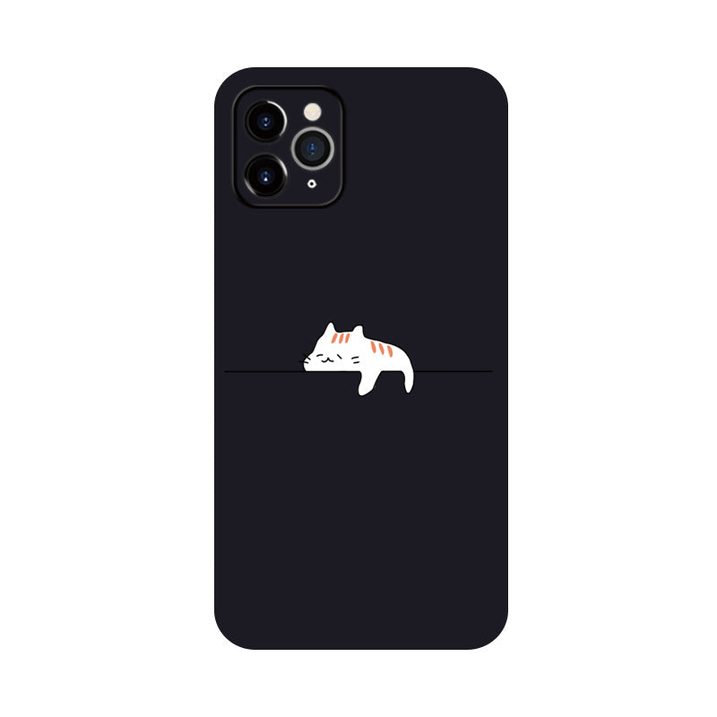 Simple Cartoon Frosted Cute Japanese And Korean Phone Case