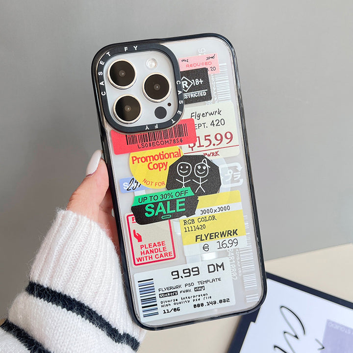 Fragile Label Drop-resistant Magnetic Phone Case