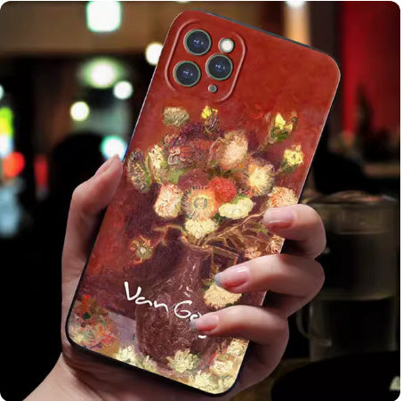 Van Gogh Starry Sky Telefon mobil 3D carcasă moale