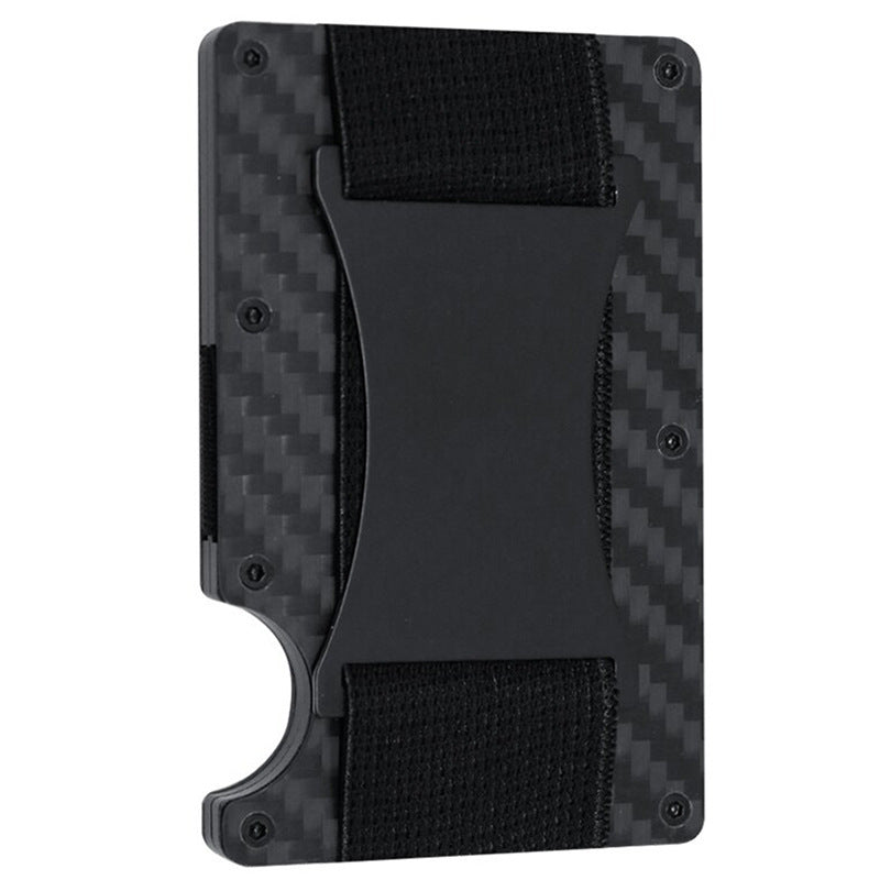 Metal Carbon Fiber Wallet Anti-theft Brush