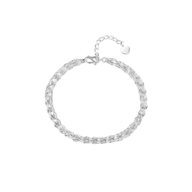 Women's Fashion Sterling Silver All-match Bracelet