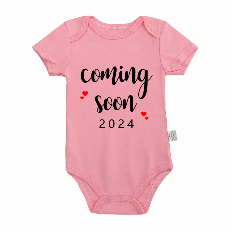 Announced Pregnancy 2024 Newborn Baby Romper Pure Cotton Rompers