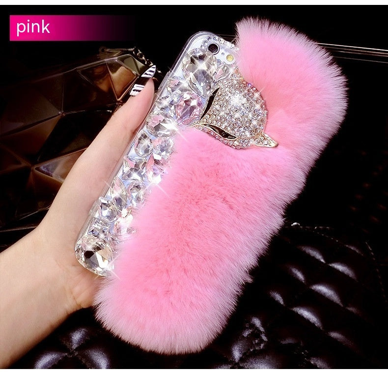 Diamond Plush Phone Case Protective Cover