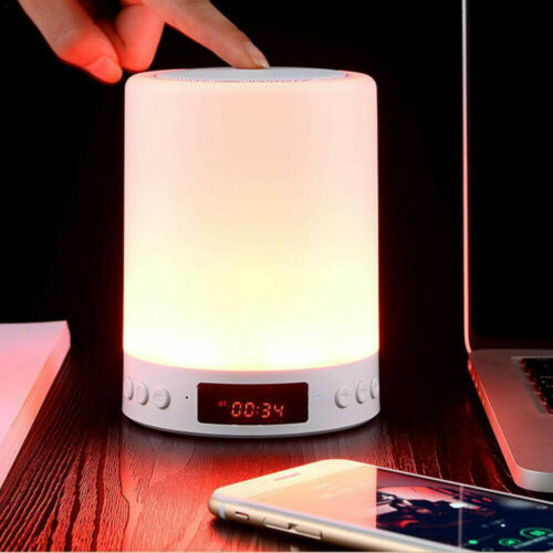 Lumină fără fir de noapte Bluetooth Difuzor Schimbare la Lampă de birou de control tactil