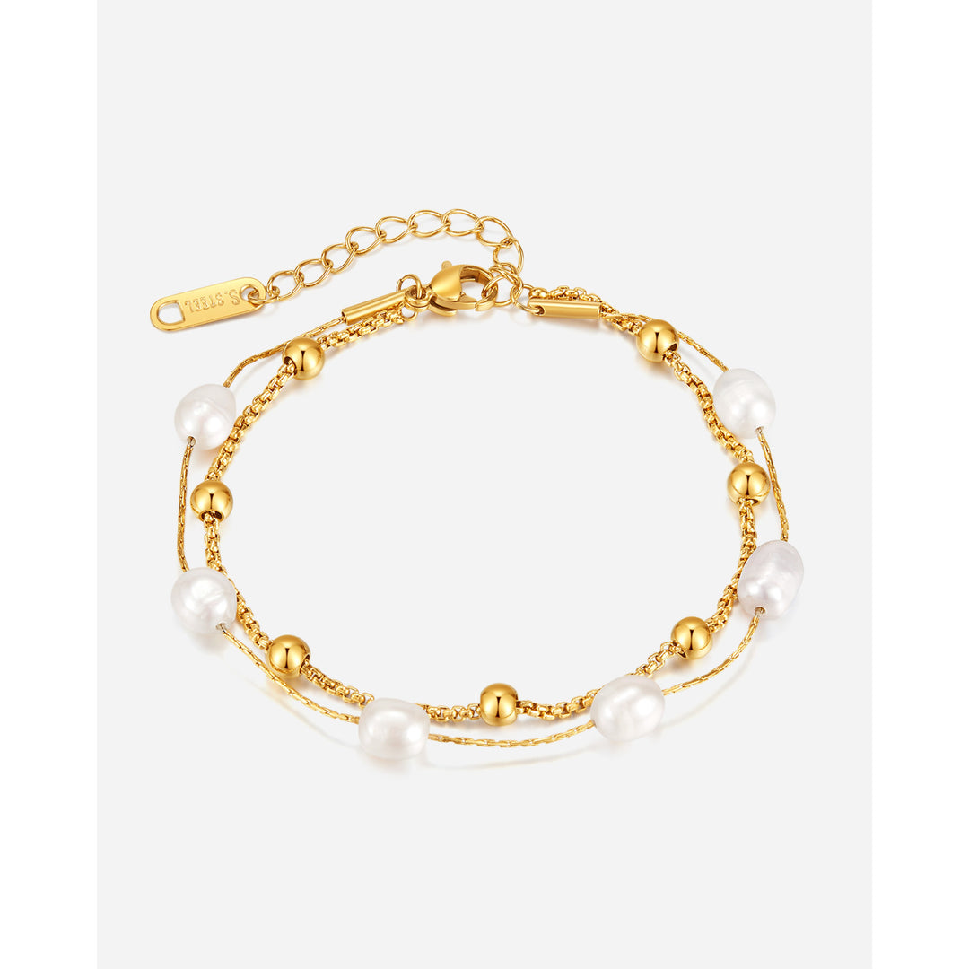 Women's Versatile Natural Freshwater Pearl Bracelet