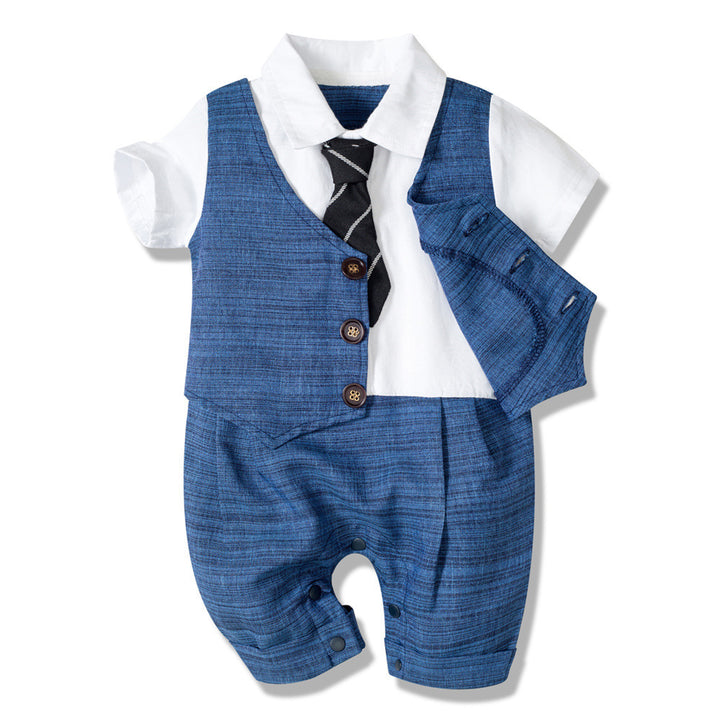 Baby romper vara vara nou în stil masculin