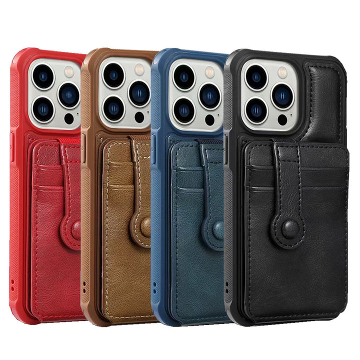 Leather Card Flip Stand Phone Case Cover