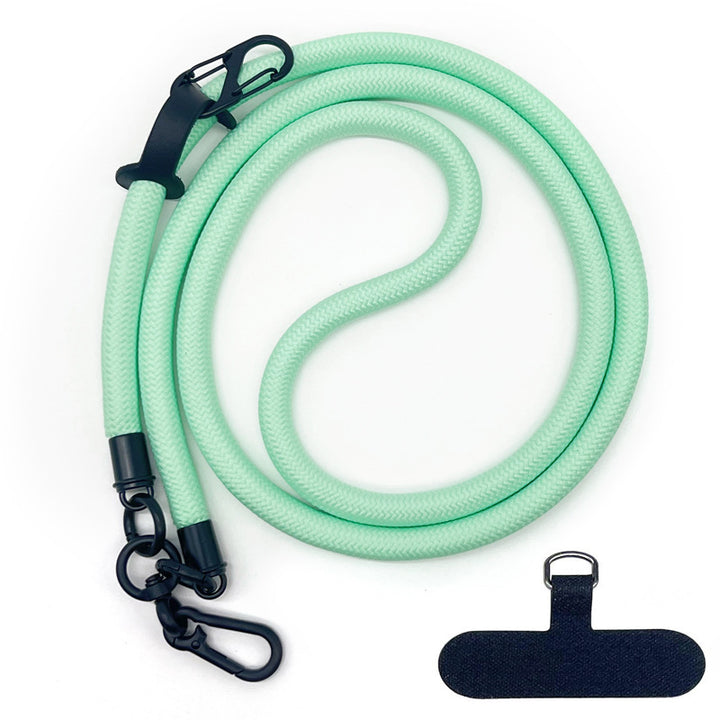 10 mm Climbing Rope Telefon mobil Garnitură Lankard Garnitură reglabilă Crossbody Telefon mobil curea cu Curea de cameră cu curea de cameră anti-pierdere a gâtului