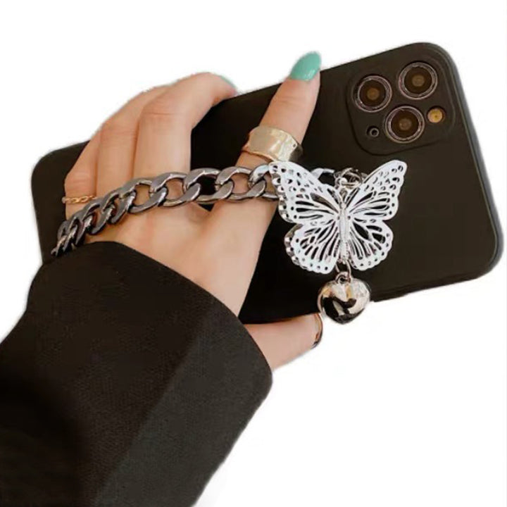 Women's Fashion Simple Butterfly Bracelet Silicone Phone Case