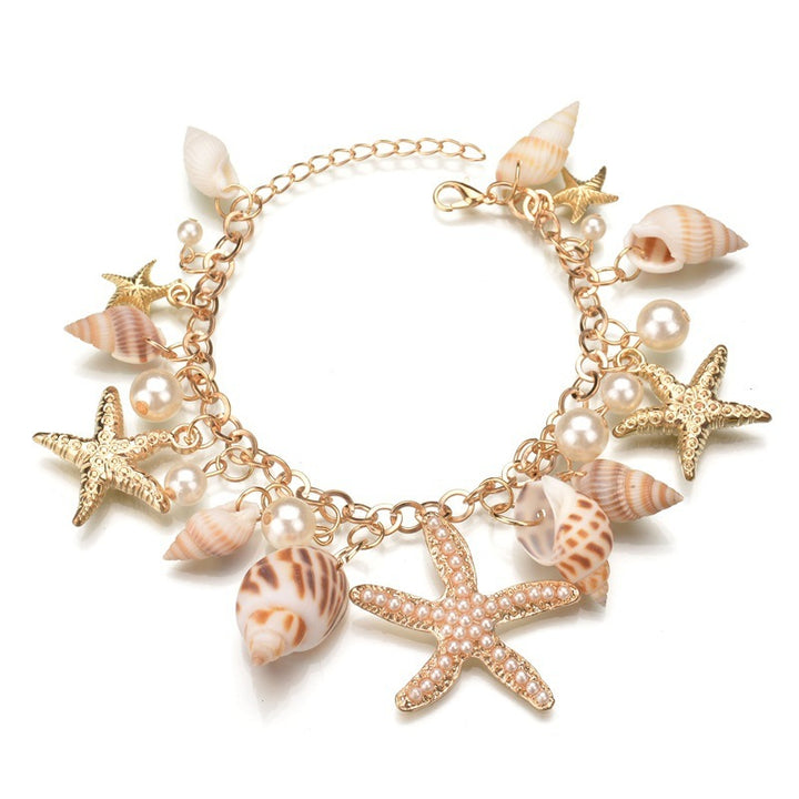 Fashion Tide Ocean Bohemian Style Sea Star Shell Bracelet