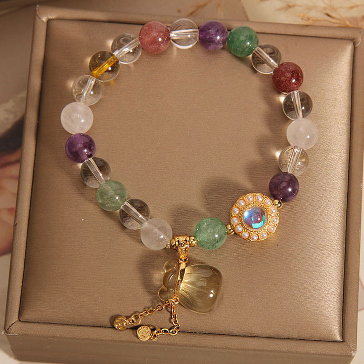 Natural Duobao Crystal Bracelet Special-interest Design