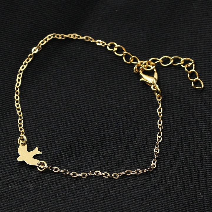 Simple Personality Design Peace Dove Bracelet