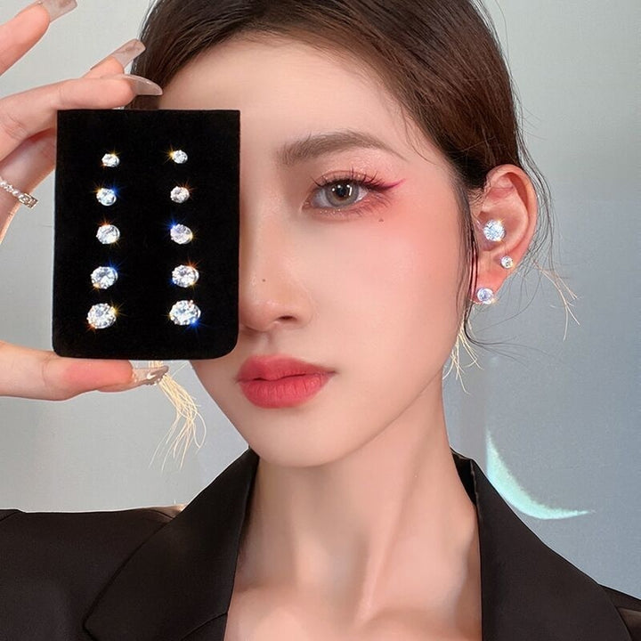 Non-pierced Magnetic Stud Earrings For Women Ear Clip