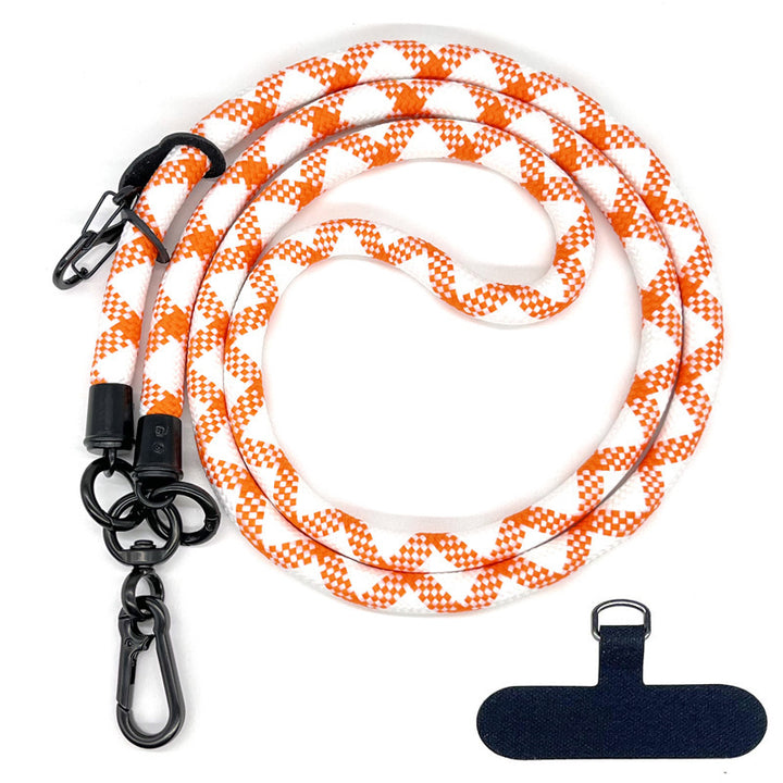 10 mm Climbing Rope Telefon mobil Garnitură Lankard Garnitură reglabilă Crossbody Telefon mobil curea cu Curea de cameră cu curea de cameră anti-pierdere a gâtului