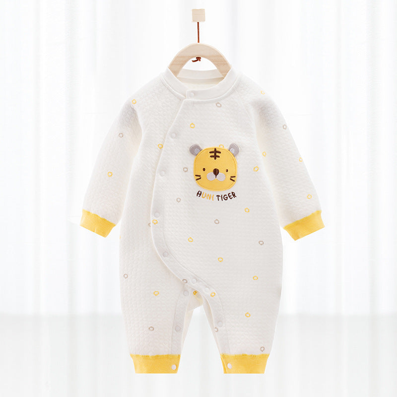 Bumbac Clip Termal Silk Onesie nou -născuți haine pentru bebeluși