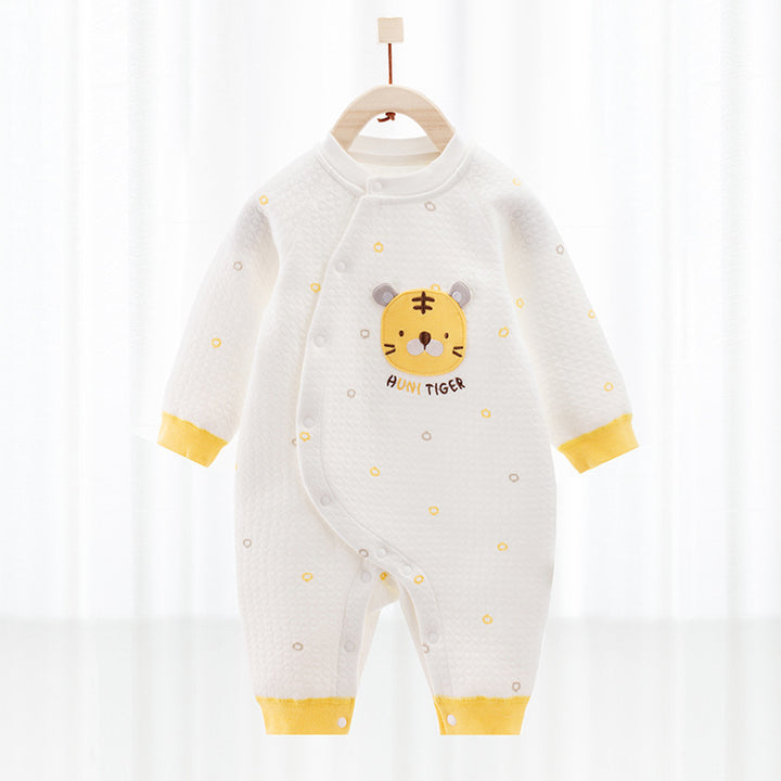 Bumbac Clip Termal Silk Onesie nou -născuți haine pentru bebeluși