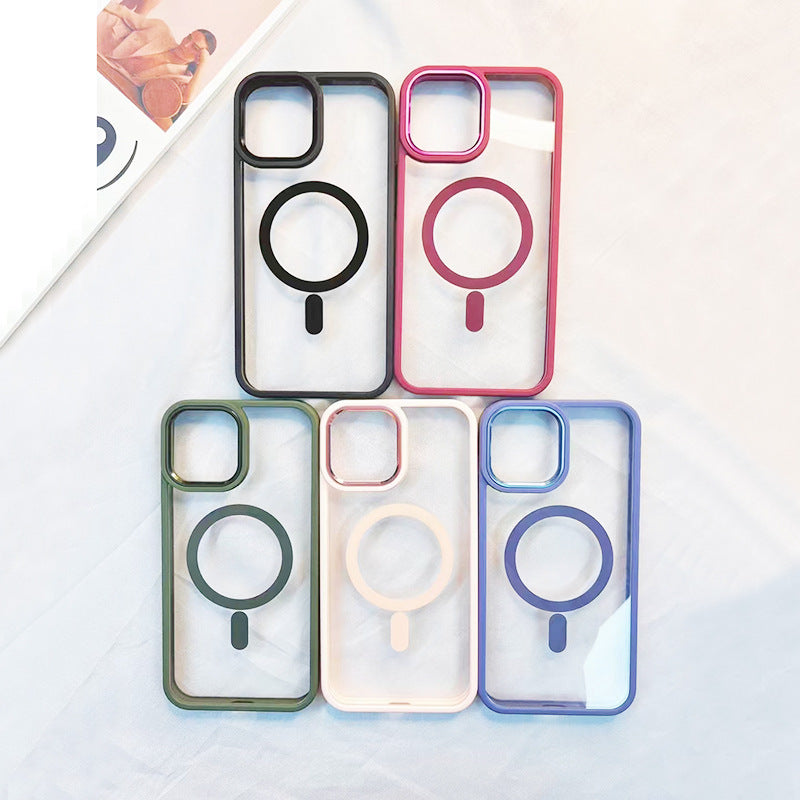 CASE MAGNETICĂ TRANSPARENT TELEFON CASE PROTECTIVE