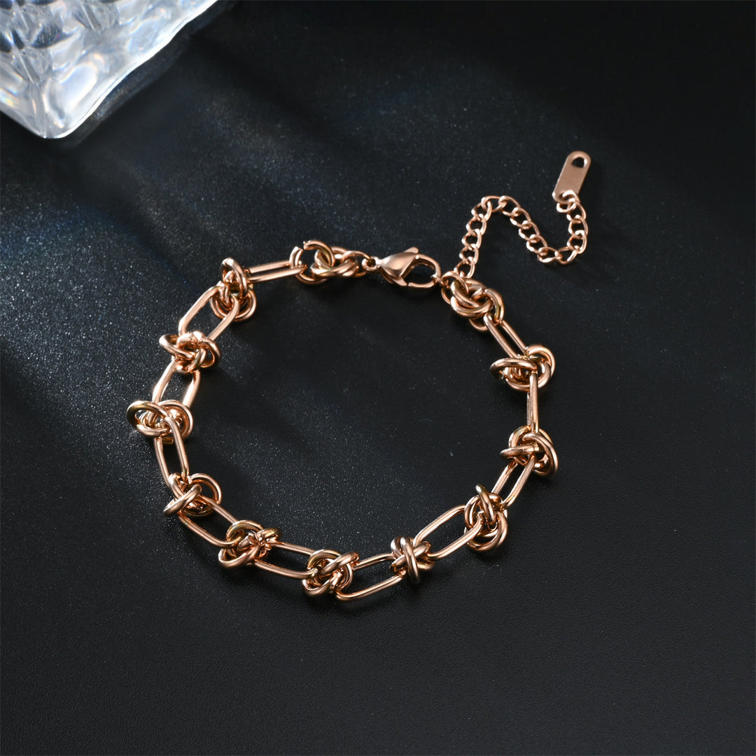 Fashion New Rectangular Braid Buckle Bracelet