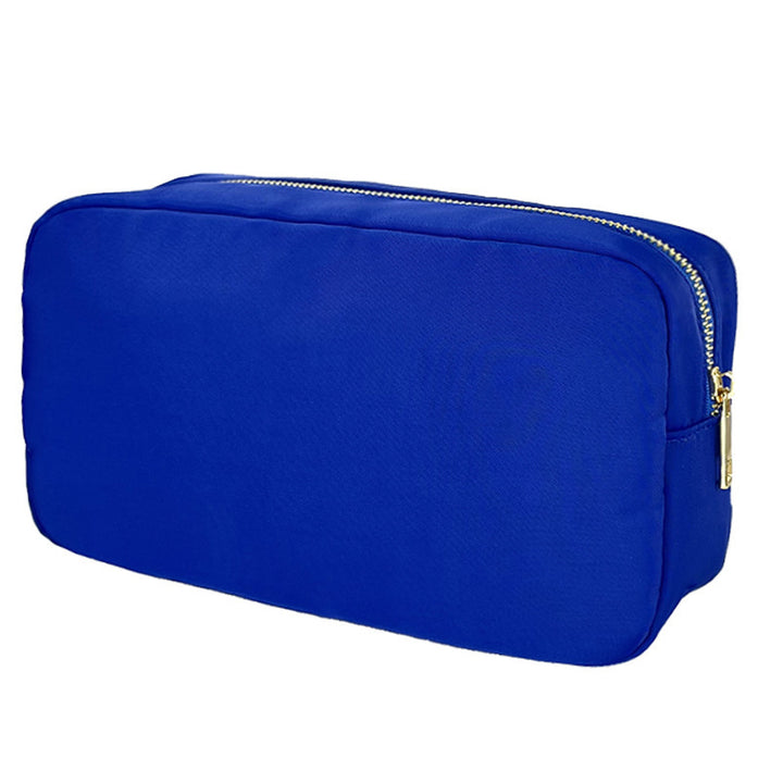 Fashionable Large Capacity Portable Zipper Waterproof Nylon Makeup Bag