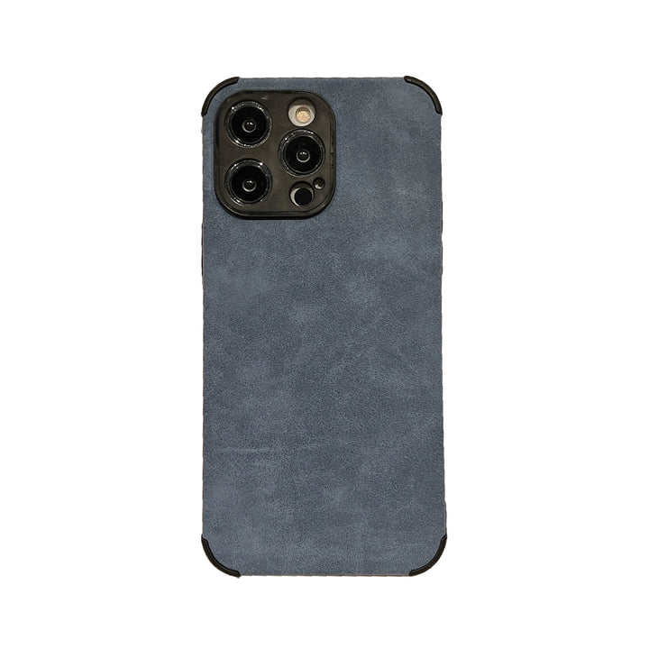 Solid Color Silicone Lambskin Phone Case