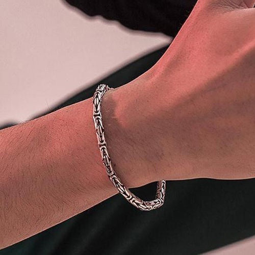 925 Sterling Silver Men's Bracelet