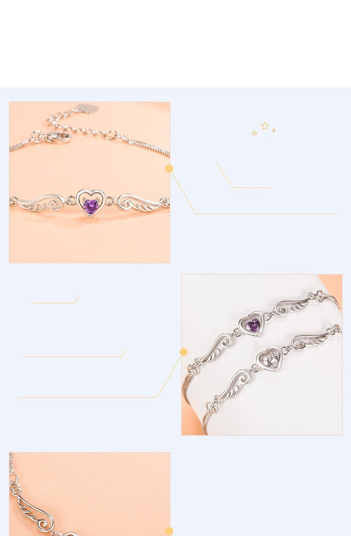 Fashion Women Hand Jewelry Heart Bracelet