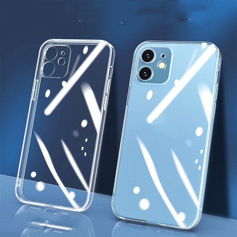 Carcasă pentru telefon mobil transparent TPU Soft Shell Anti-Fall