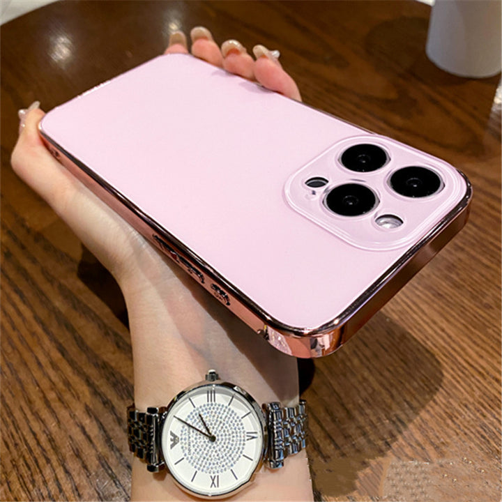 Electroplating All-inclusive Frosted Phone Case