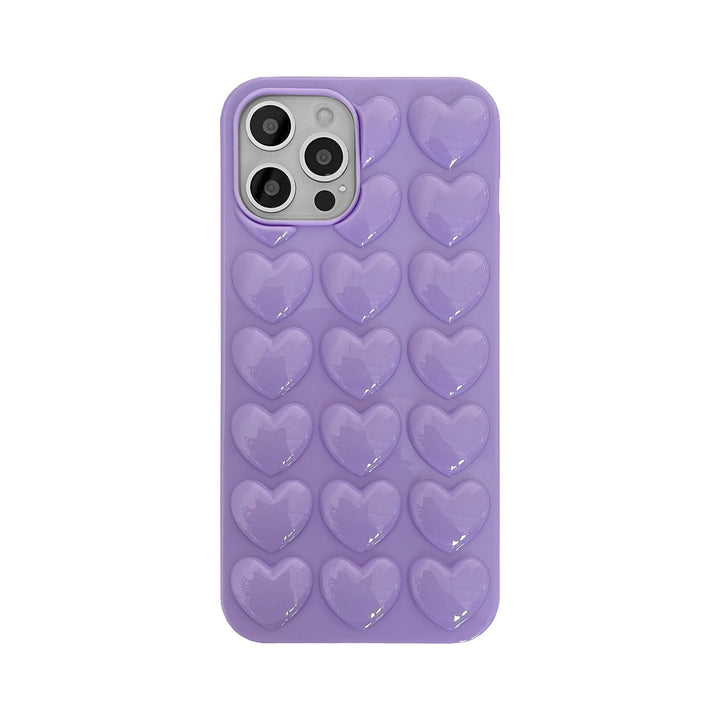 Peach Heart Phone Carcasă Silicon Lankard Cover de protecție