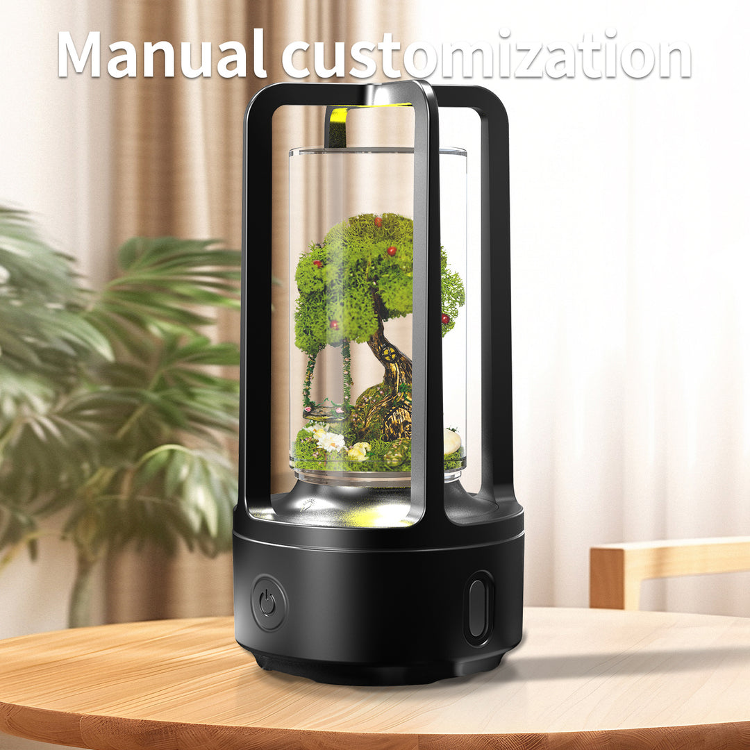 Fără accesorii 2 în 1 Lumină de cristal audio DIY și difuzor Bluetooth Cadou tactil din rășină Lumina de noapte