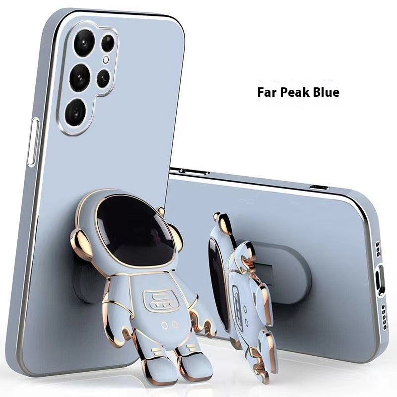 Electroplating 6D Astronaut Bracket Phone Case