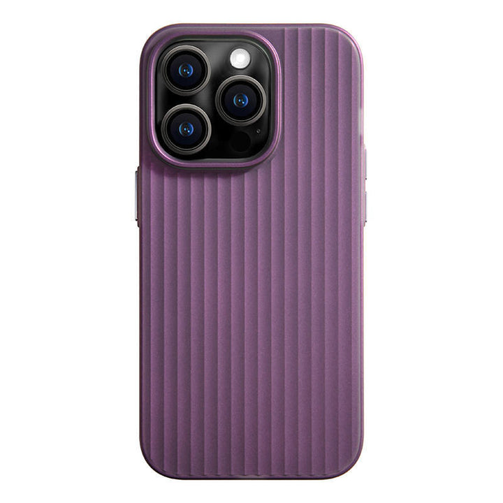 Corrugated Matte Plating Frosted Pc Phone Case