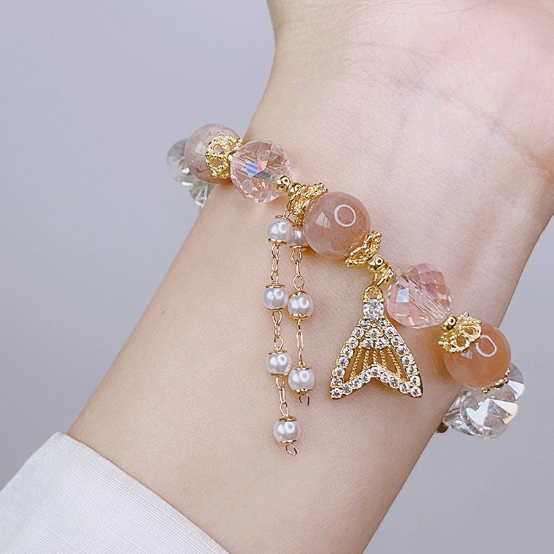 Crystal Mermaid Tail Bracelet Heavy Industry Design