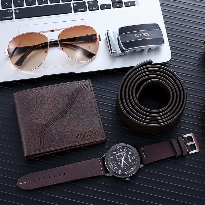 Watch Temperament Belt Wallet Glasses Suit