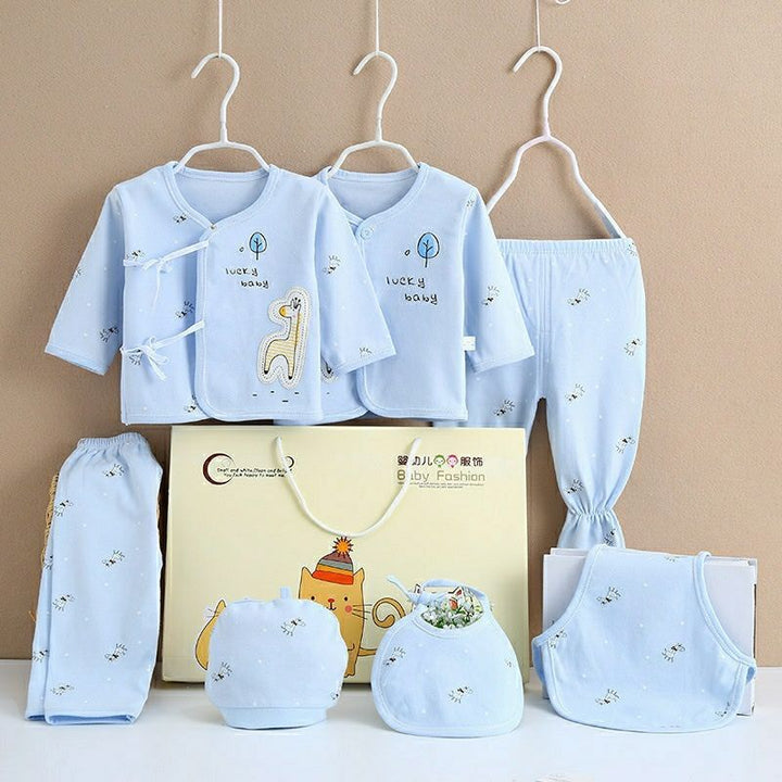 Pure Cotton Baby Clothes Spring And Autumn Summer Children Gift Box Set