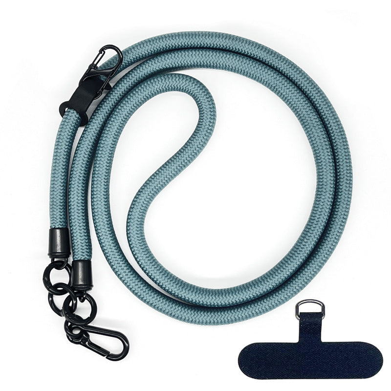 10 mm Climbing Rope Telefon mobil Garnitură Lankard Garnitură reglabilă Crossbody Telefon mobil curea cu Curea de cameră cu curea de cameră anti-pierdere a gâtului