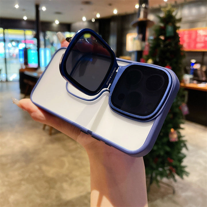 Lens Drop Protection High-permeability Acrylic Sunglasses Holder Phone Case