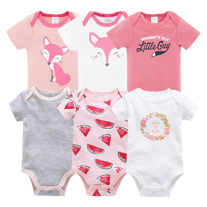 Six sets of newborn clothes